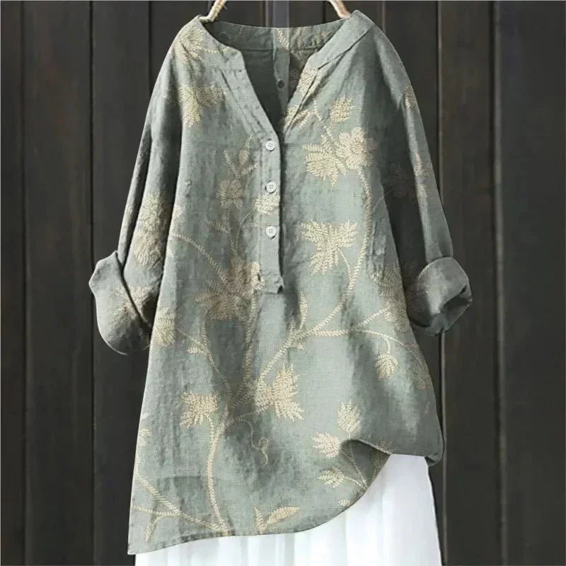 ZARA™ - BLUSA CHIC CON DETALLES FLORALES