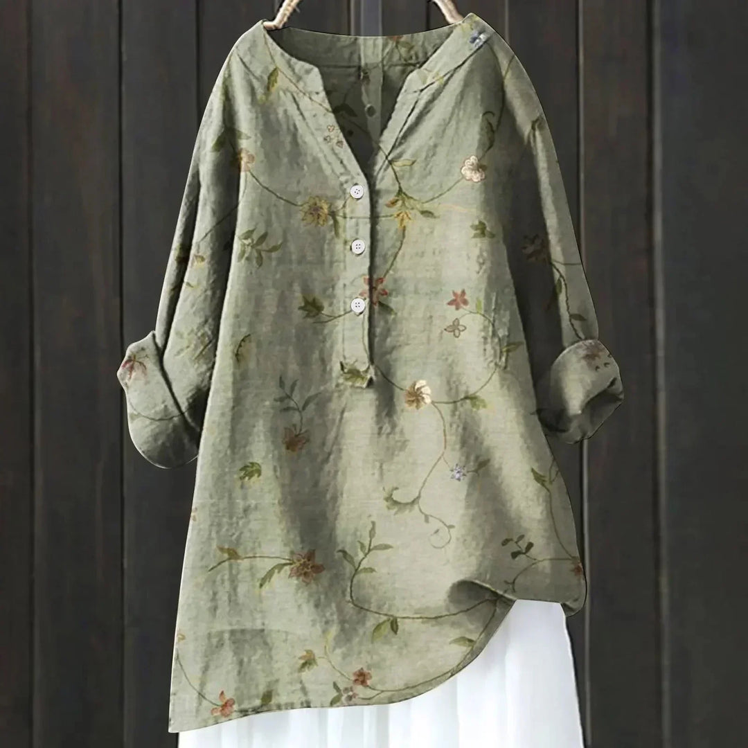 ZARA™ - BLUSA CHIC CON DETALLES FLORALES