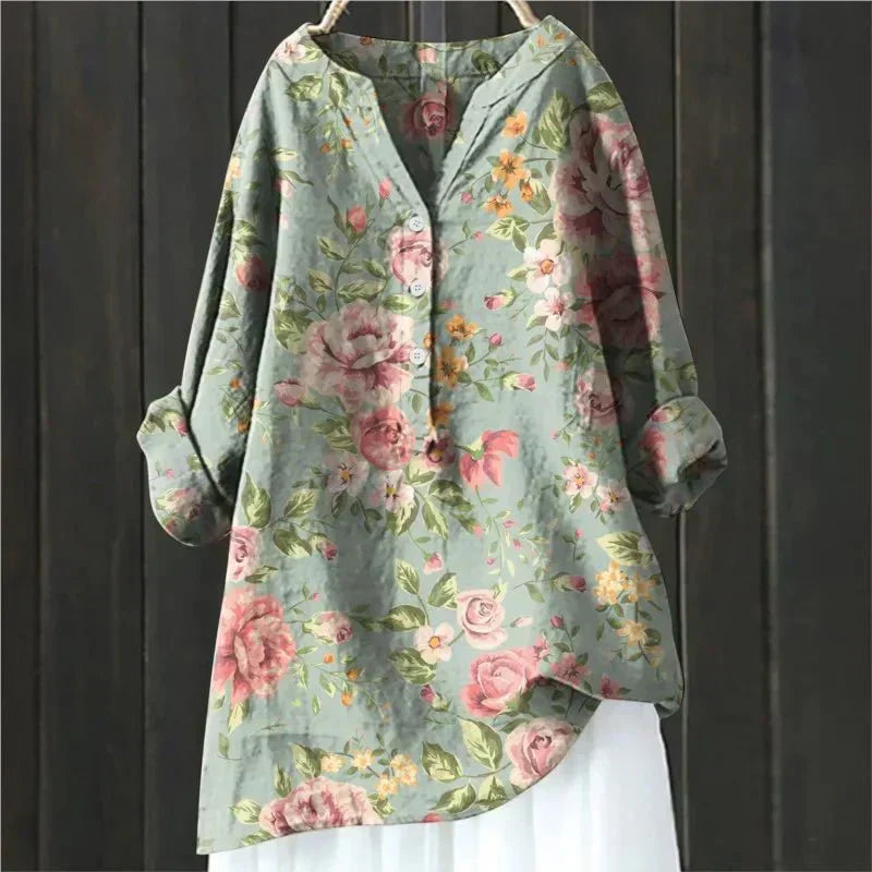 ZARA™ - BLUSA CHIC CON DETALLES FLORALES
