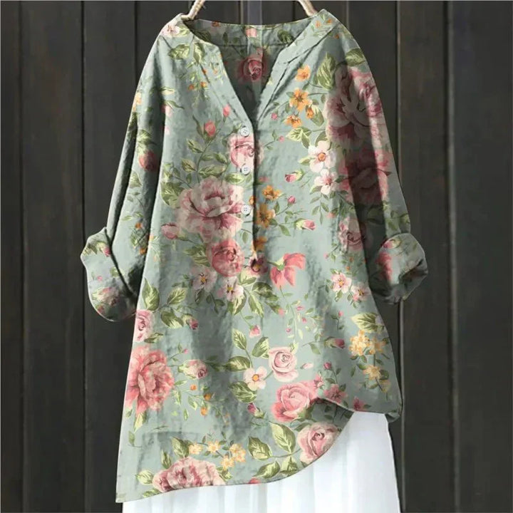 ZARA™ - BLUSA CHIC CON DETALLES FLORALES
