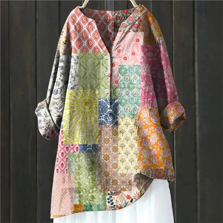 ZARA™ - BLUSA CHIC CON DETALLES FLORALES