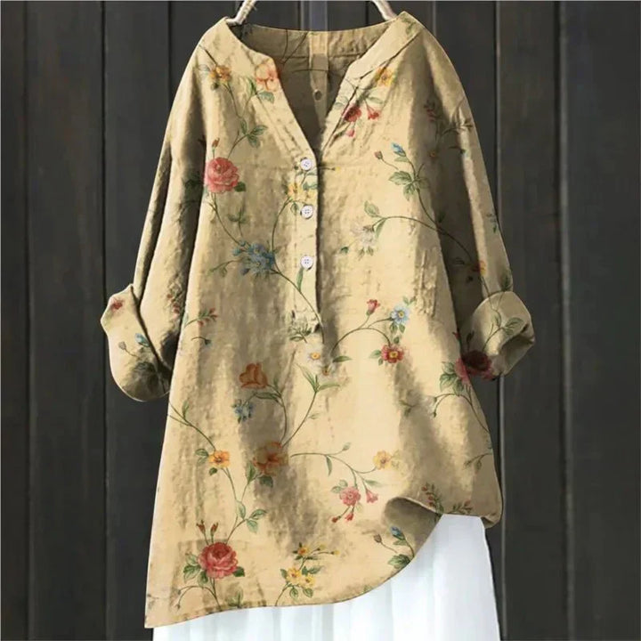 ZARA™ - BLUSA CHIC CON DETALLES FLORALES
