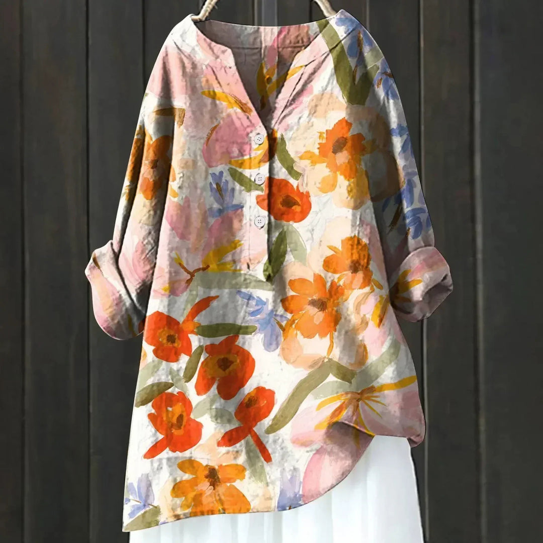 ZARA™ - BLUSA CHIC CON DETALLES FLORALES