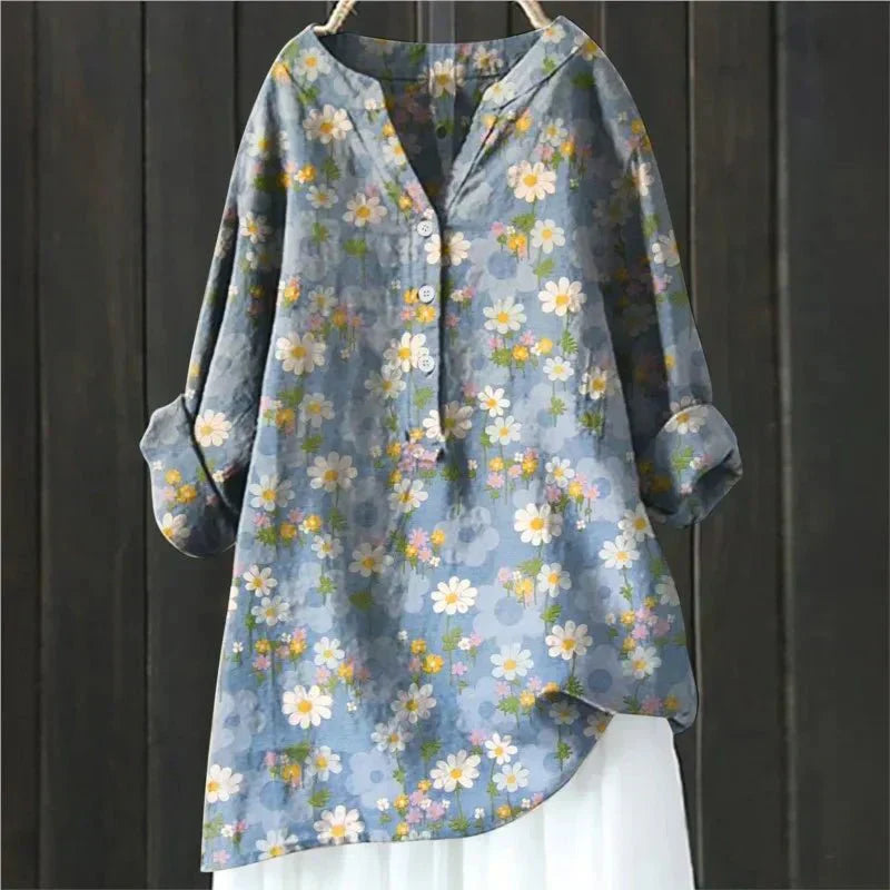 ZARA™ - BLUSA CHIC CON DETALLES FLORALES
