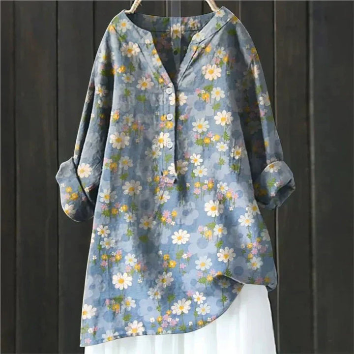 ZARA™ - BLUSA CHIC CON DETALLES FLORALES